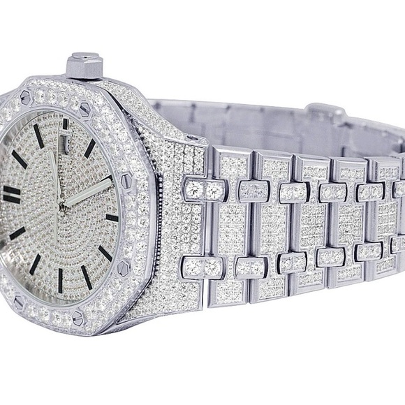 Silver Diamond-Accented AP Watch - Picture 7 of 9